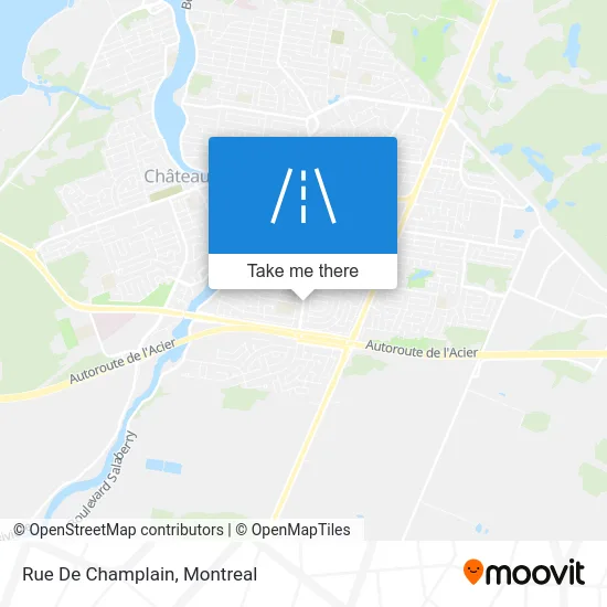 Rue De Champlain map