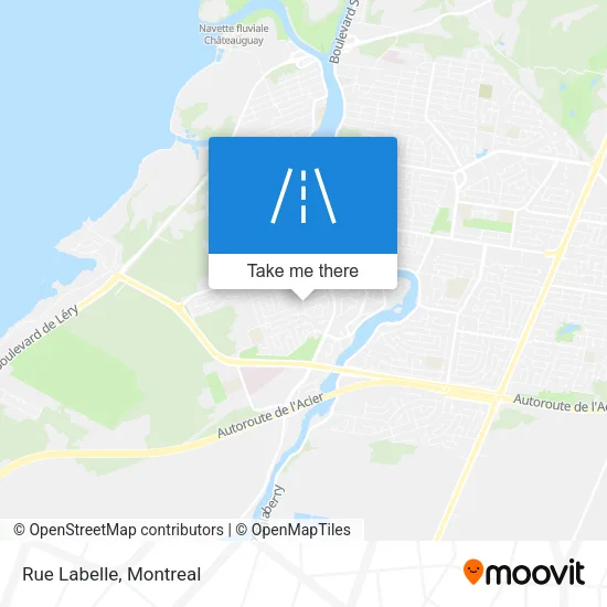 Rue Labelle map