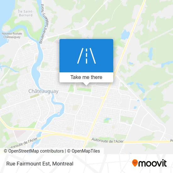 Rue Fairmount Est map