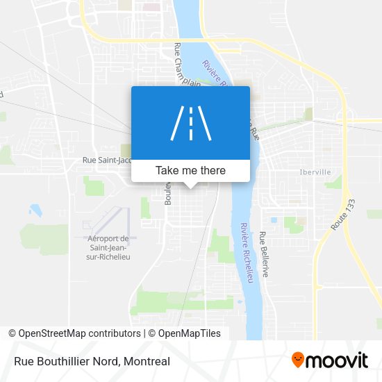Rue Bouthillier Nord map