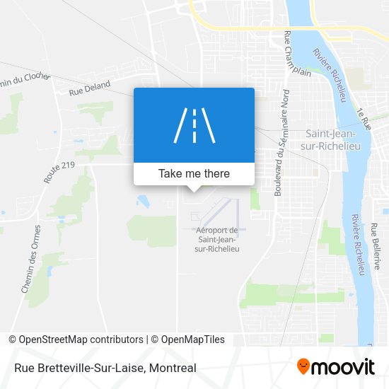 Rue Bretteville-Sur-Laise map