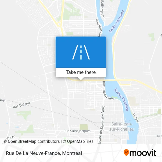 Rue De La Neuve-France map