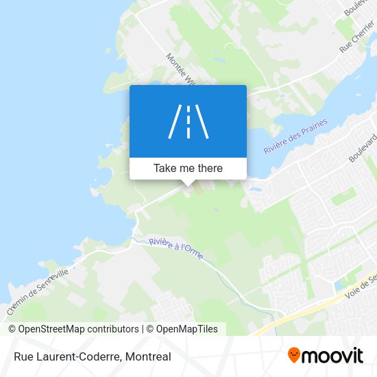 Rue Laurent-Coderre map