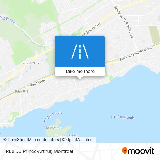 Rue Du Prince-Arthur map