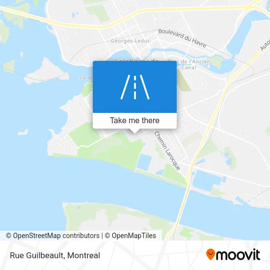 Rue Guilbeault map