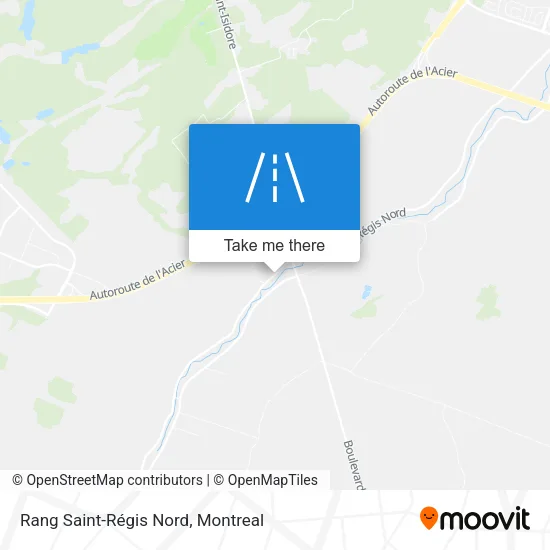 Rang Saint-Régis Nord map