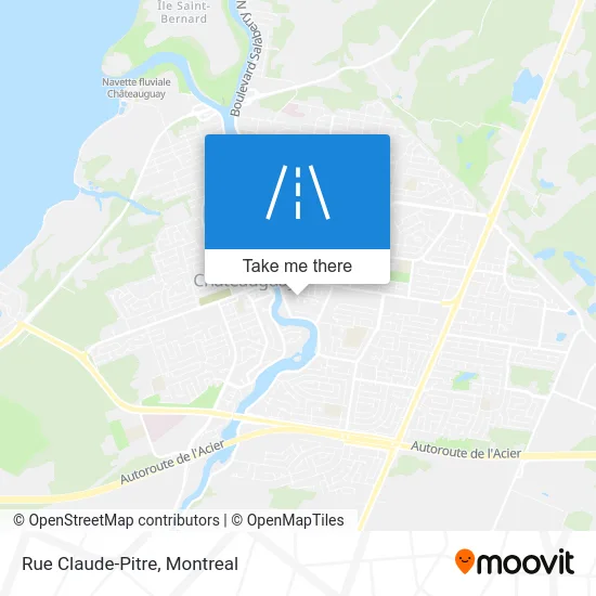 Rue Claude-Pitre map