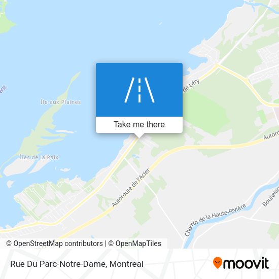 Rue Du Parc-Notre-Dame map