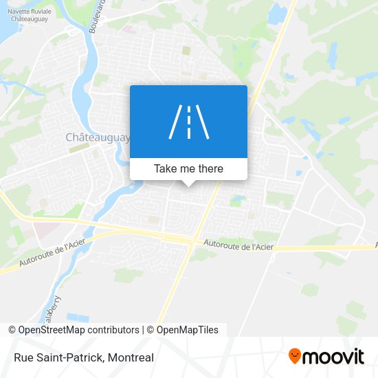 Rue Saint-Patrick map