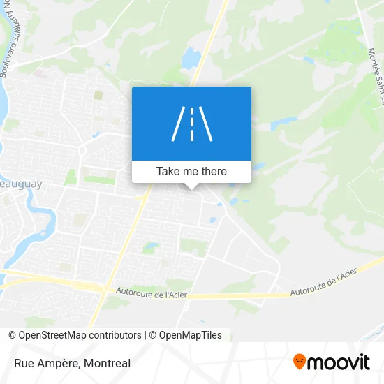 Rue Ampère map