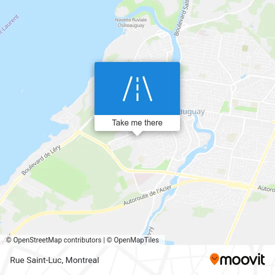Rue Saint-Luc map