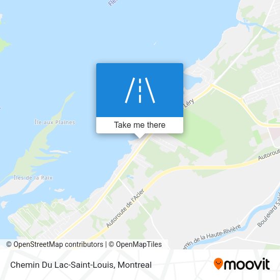 Chemin Du Lac-Saint-Louis map