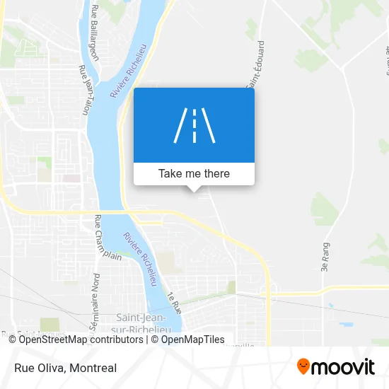 Rue Oliva map