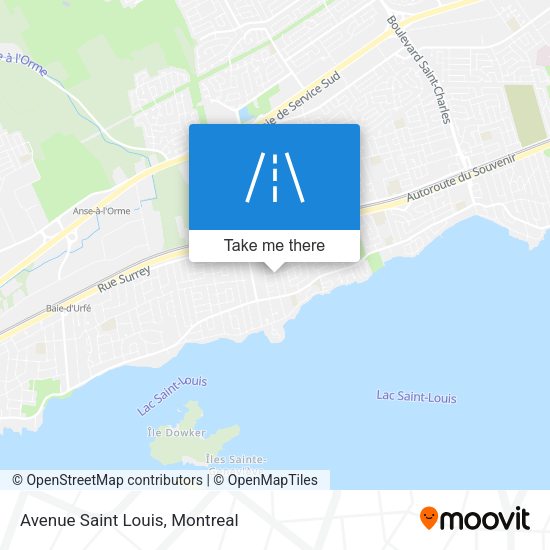Avenue Saint Louis map