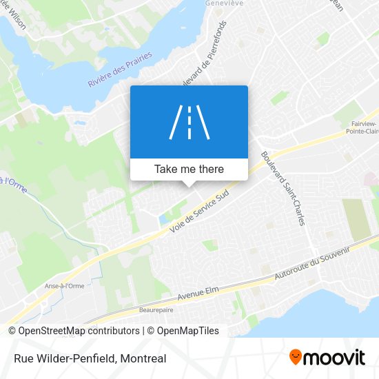Rue Wilder-Penfield map