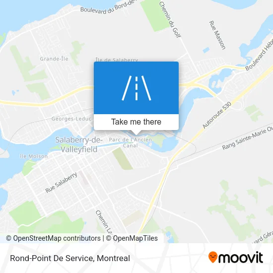 Rond-Point De Service map