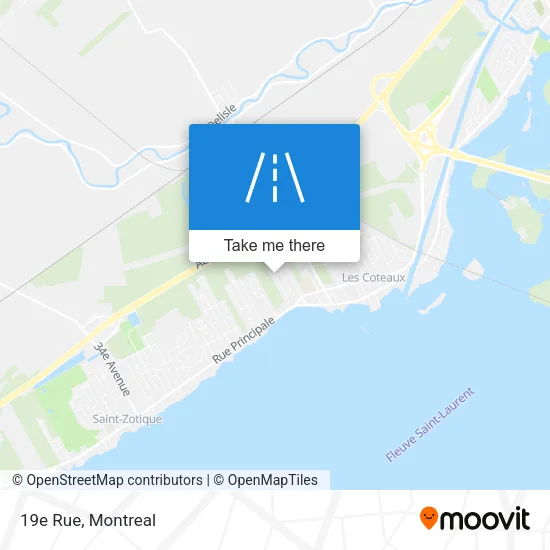 19e Rue map