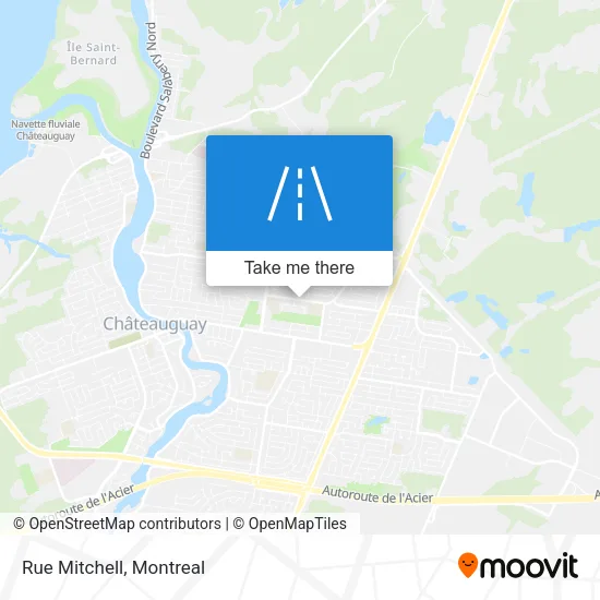 Rue Mitchell map