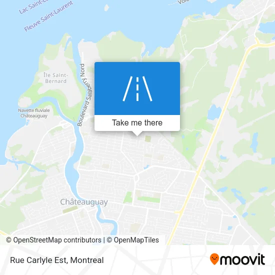 Rue Carlyle Est map