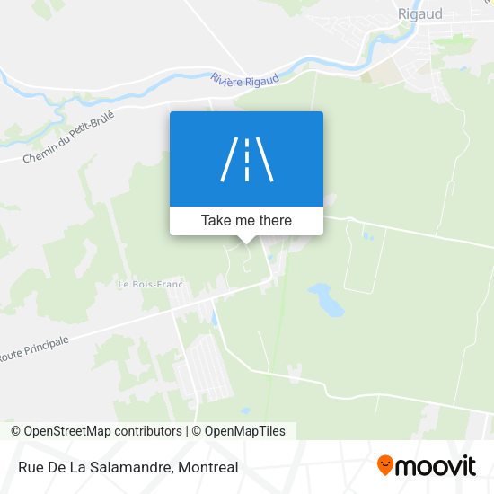 Rue De La Salamandre map
