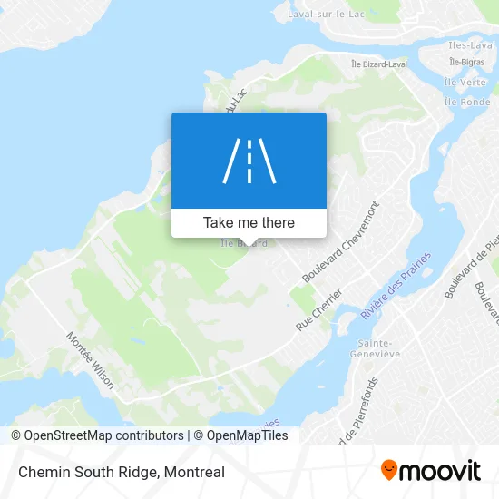 Chemin South Ridge map