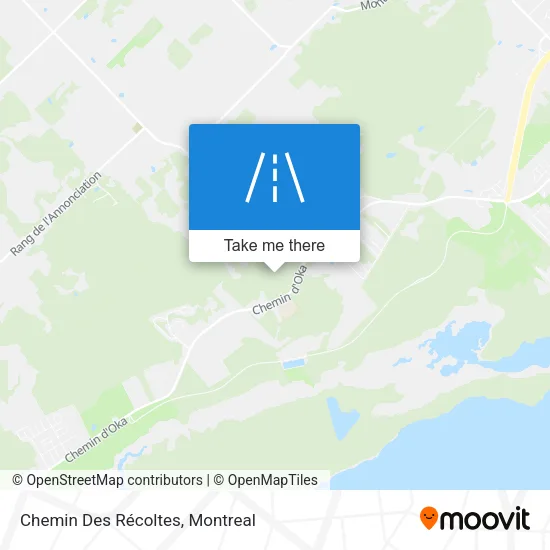 Chemin Des Récoltes map