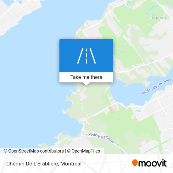 Chemin De L'Érablière map
