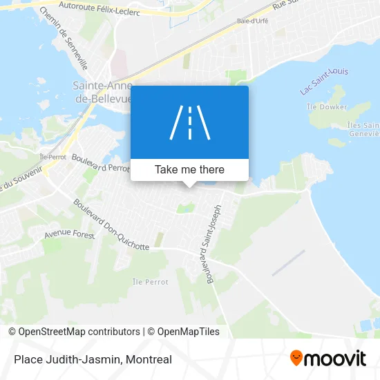 Place Judith-Jasmin map