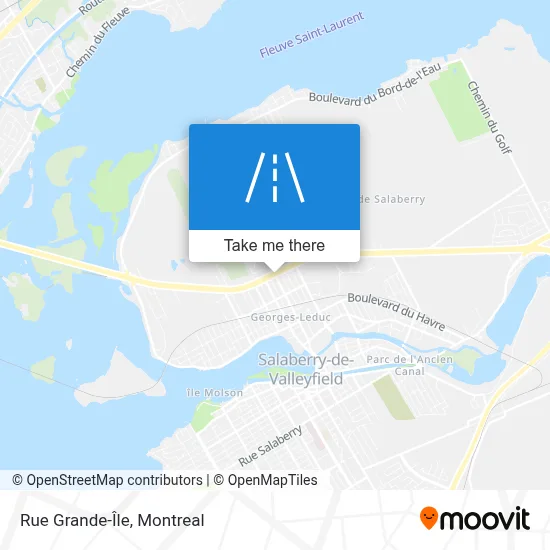 Rue Grande-Île map