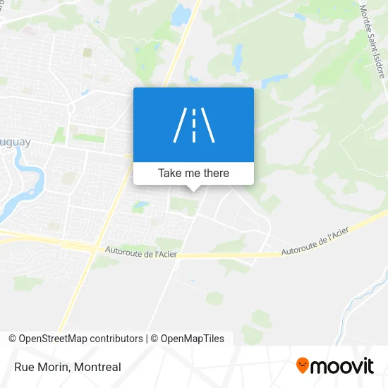 Rue Morin map