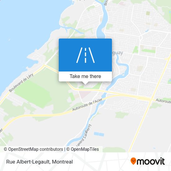 Rue Albert-Legault map