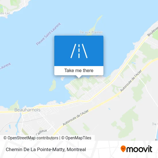 Chemin De La Pointe-Matty map