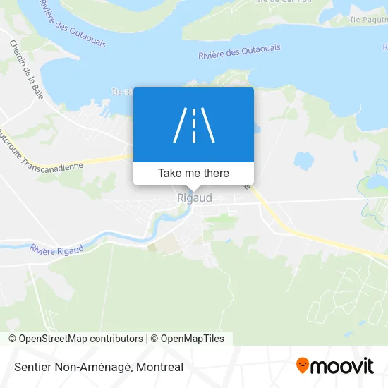 Sentier Non-Aménagé map