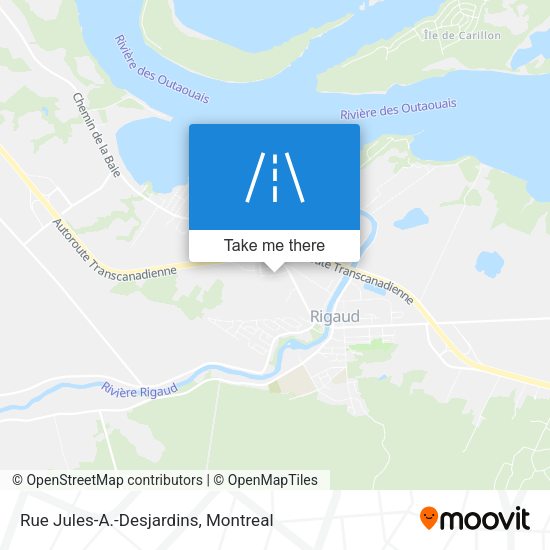 Rue  Jules-A.-Desjardins map