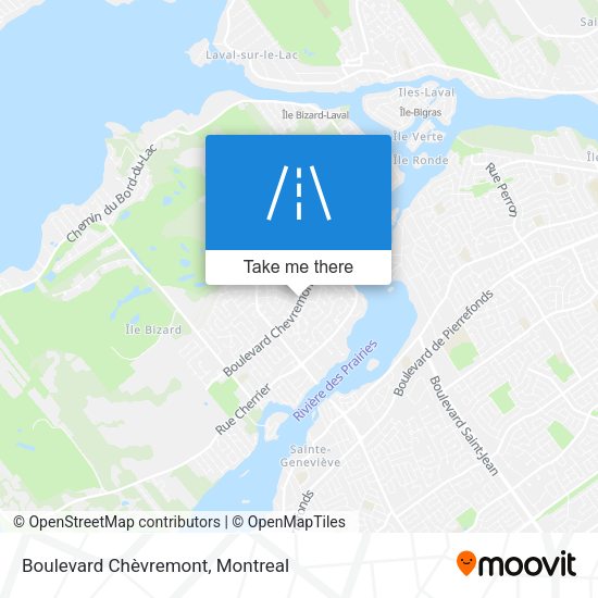 Boulevard Chèvremont map