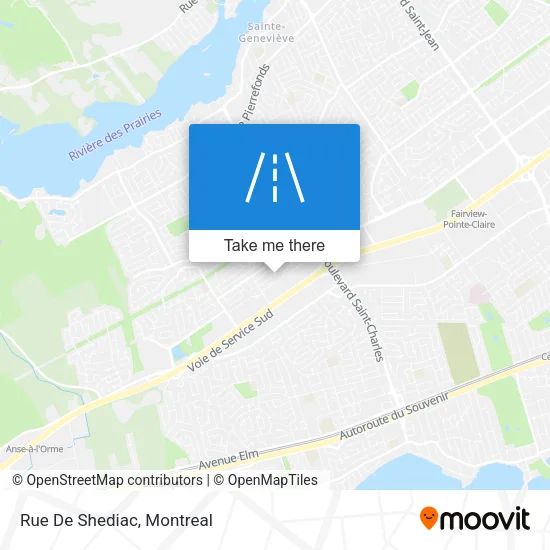 Rue De Shediac map