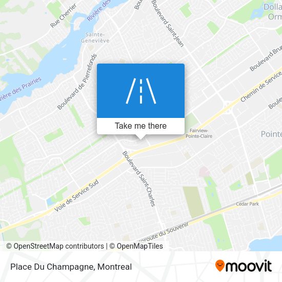 Place Du Champagne map
