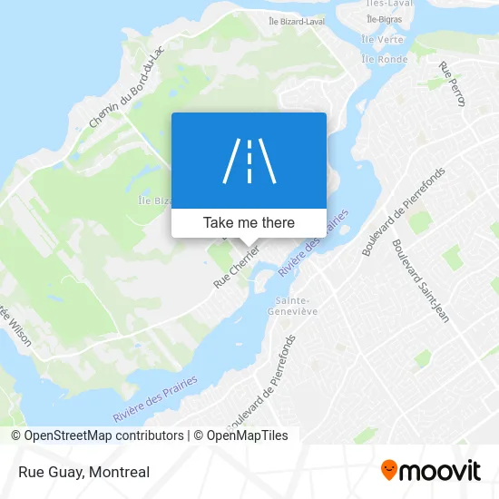 Rue Guay map