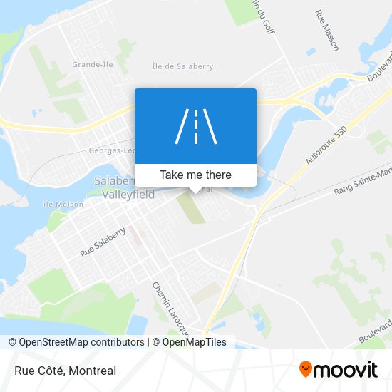 Rue Côté map