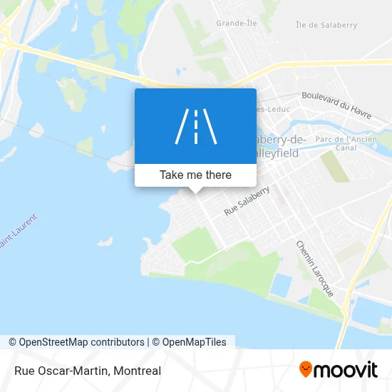 Rue Oscar-Martin map