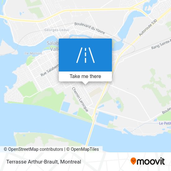 Terrasse Arthur-Brault map