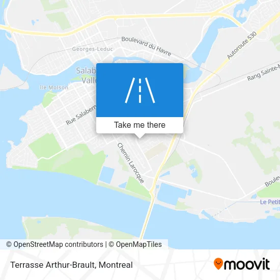 Terrasse Arthur-Brault map