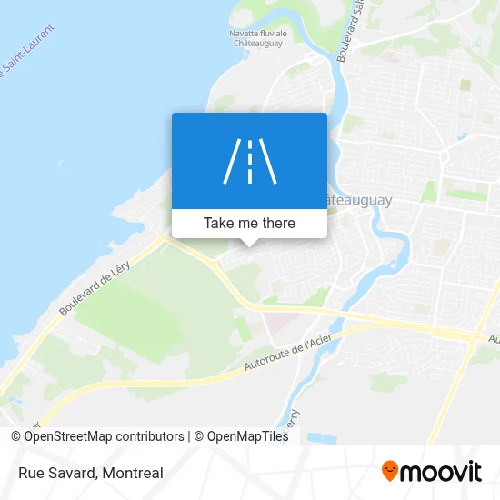Rue Savard map