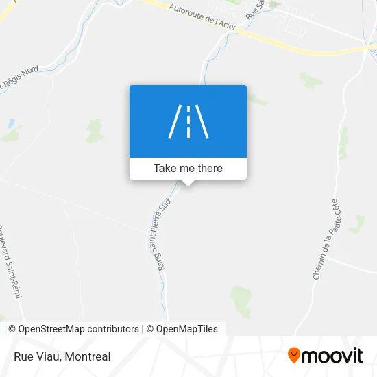 Rue Viau map