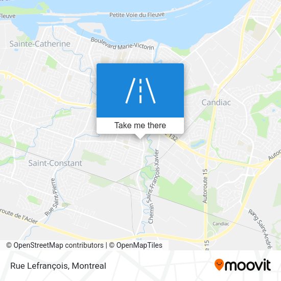 Rue Lefrançois map