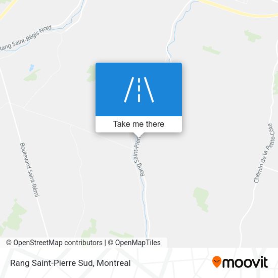 Rang Saint-Pierre Sud map