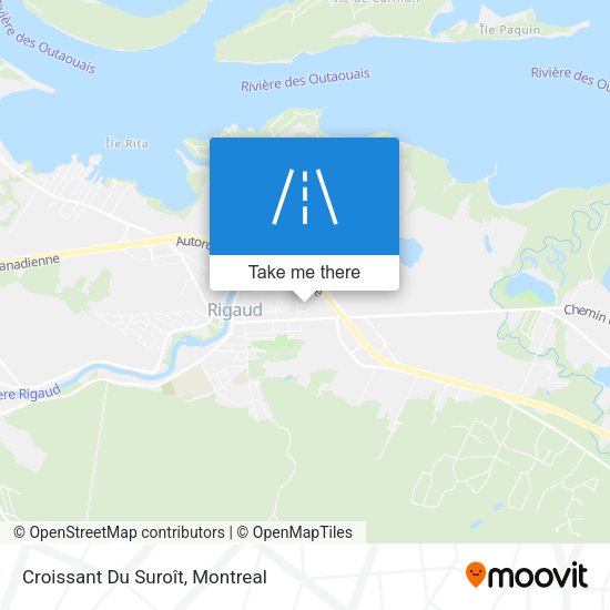 Croissant Du Suroît map