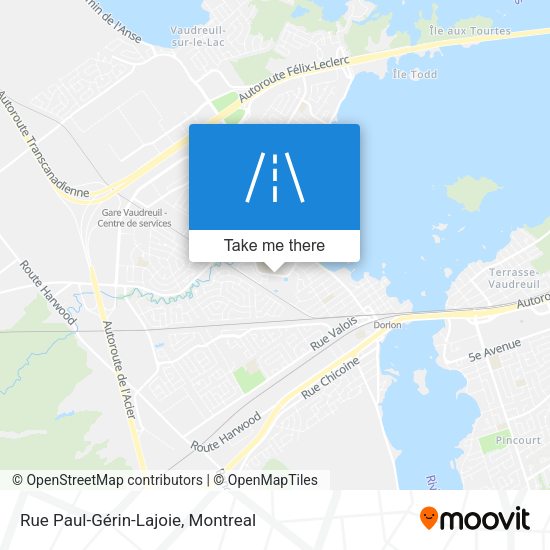 Rue Paul-Gérin-Lajoie map