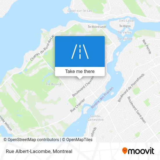 Rue Albert-Lacombe map