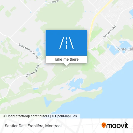 Sentier De L'Érablière map